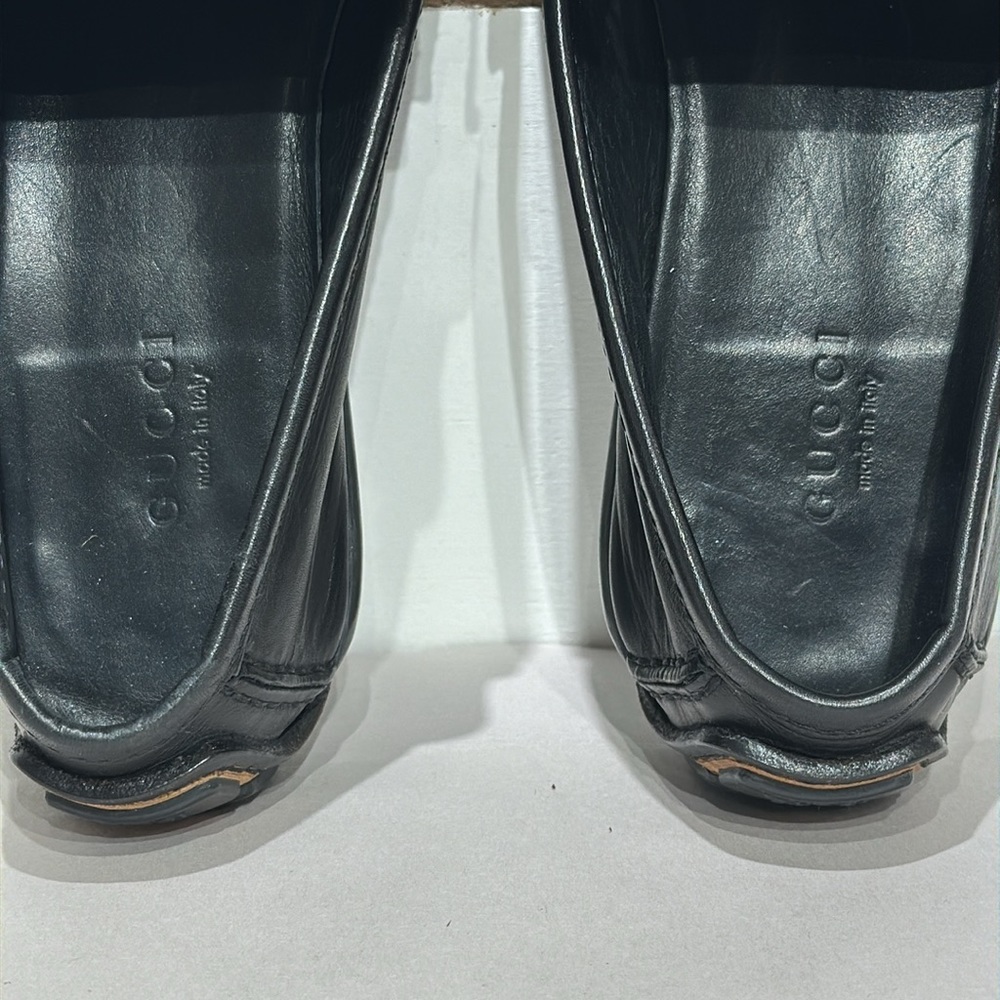 Gucci Horsebit Accent Leather Moccasins - Picture 8 of 13